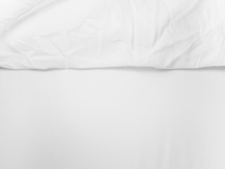 white bed sheets