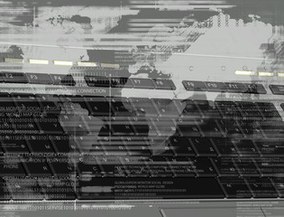 E-business.Computer keyboard.Network.Internet