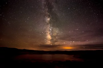 Zelfklevend Fotobehang Milky Way  Lake Powell Utah © Krzysztof Wiktor