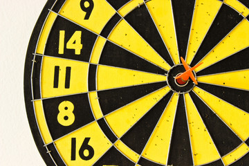 The Dartboard with the Red Dart
