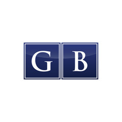 Letter Initial Logo GB