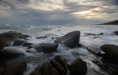 Beautiful seascape .