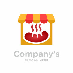 hot dog Cafe Logo icon 