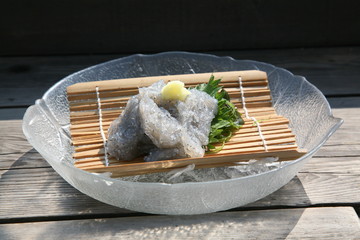 Japanese food "Shirasu" fish