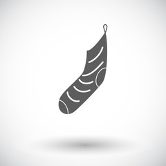 Christmas Sock flat icon