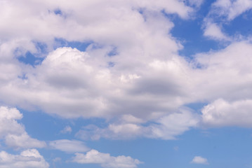 Obraz premium Blue sky with clouds nature for background