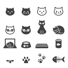 cat icon set