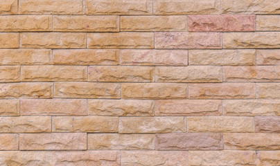 Brown marble brick wall abstract for background