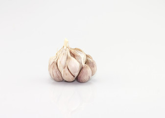 Garlic isolated on white background