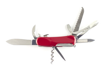 Multipurpose Knife on white background