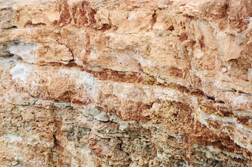  natural background, colorful flaky limestone rocky texture closeup 