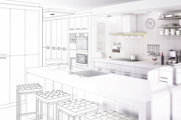Kitchen in White (draft)