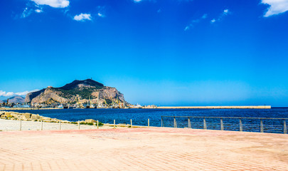 Blick auf Monte Pellegrino Palermo 