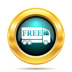 Free delivery truck icon