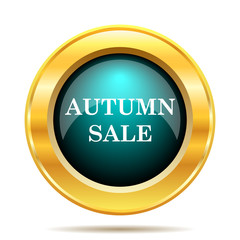 Autumn sale icon