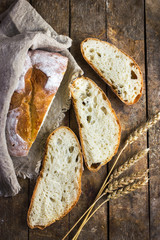 freshbaked rustic bread