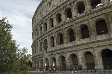 Fototapeta na wymiar Colosseum Rome Italy