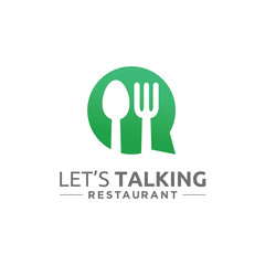 Lets Talking Restaurant logo icon 