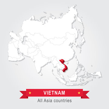 Vietnam. All the countries of Asia.