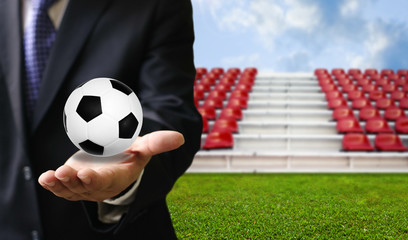 Football sport business concept