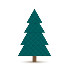 Abstract conifer divided into squares