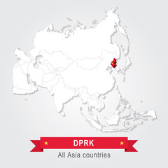 DPRK. All the countries of Asia.