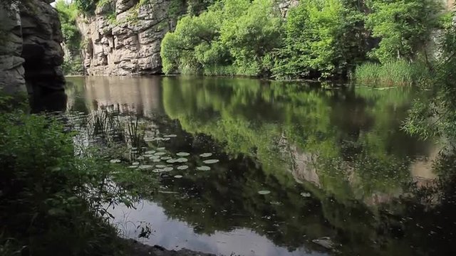Picturesque canyon. Buky. Ukraine