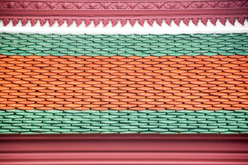 Roof tiles texture , roof of temple