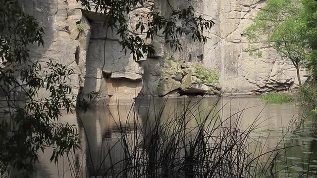 Picturesque canyon. Buky. Ukraine