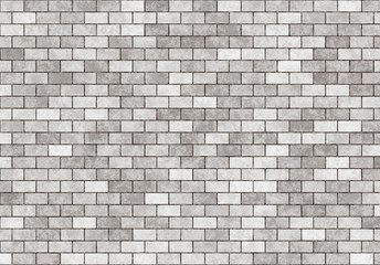 hi-res grey small brick wall pattern