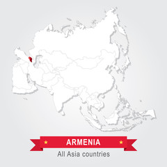 Armenia. All the countries of Asia.
