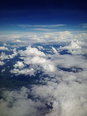 white cloud texture on sky background