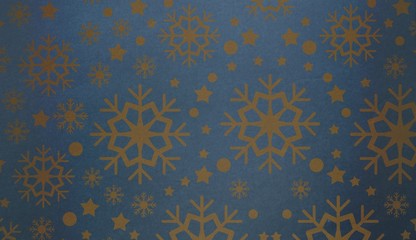 Snowflake wallpaper pattern