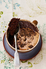  mug cake prepared in microwave