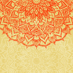 Mandala. Vector background.