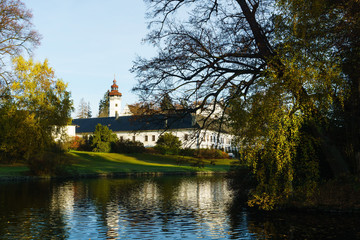 Fototapeta premium Losiny Chateau is located in northern Moravia in the Czech Republic