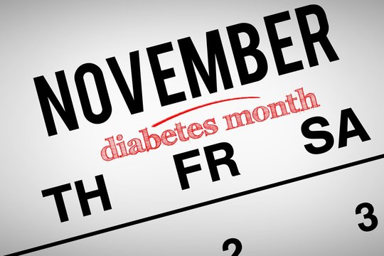 Composite Image Of Diabetes Month