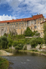 Naklejka na ściany i meble castle of Cesky Krumlov, Czech republic