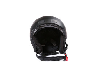 Black ski and snowboard helmet