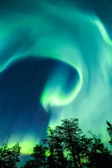 Nordlichter (Aurora borealis) am Himmel