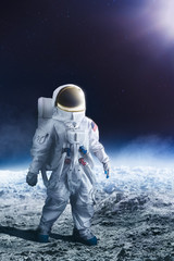 Astronaut walking on the moon © fergregory