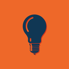 Vector lightbulb icon 