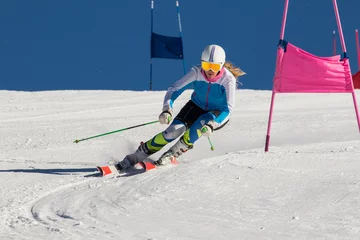 Fotobehang slalom femminile © Silvano Rebai