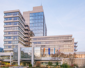 Rathaus Erlangen im Spätherbst