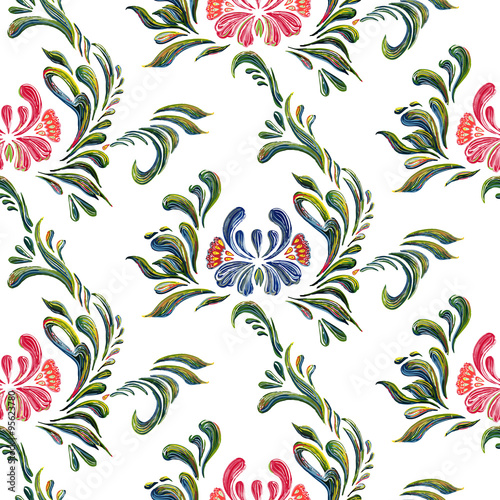 "Seamless pattern with floral background. Floral pattern ...