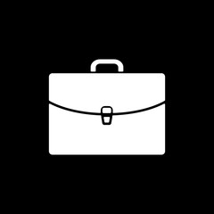 The briefcase icon. Portfolio symbol. Flat
