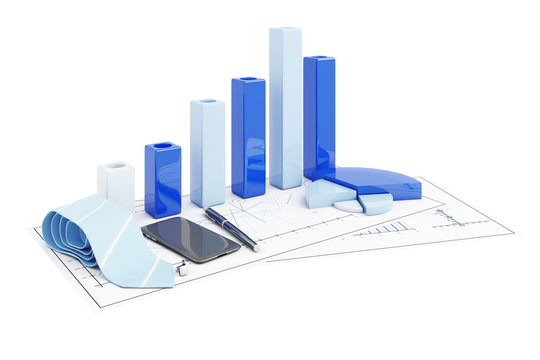 3d positive bar Graphs