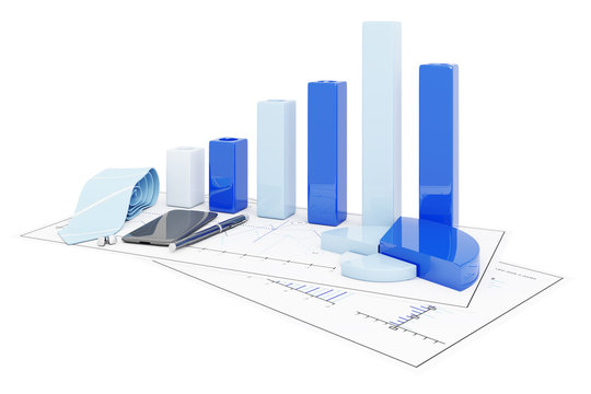3d positive bar Graphs
