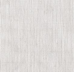 Fabric Texture. White Canvas Background