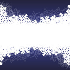 snowflake blue background